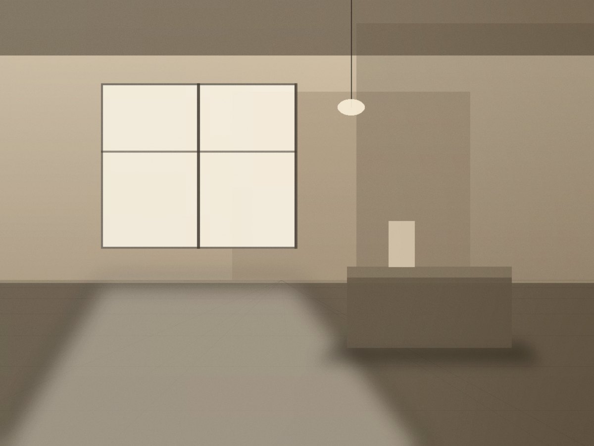 Lantern House — interior view
